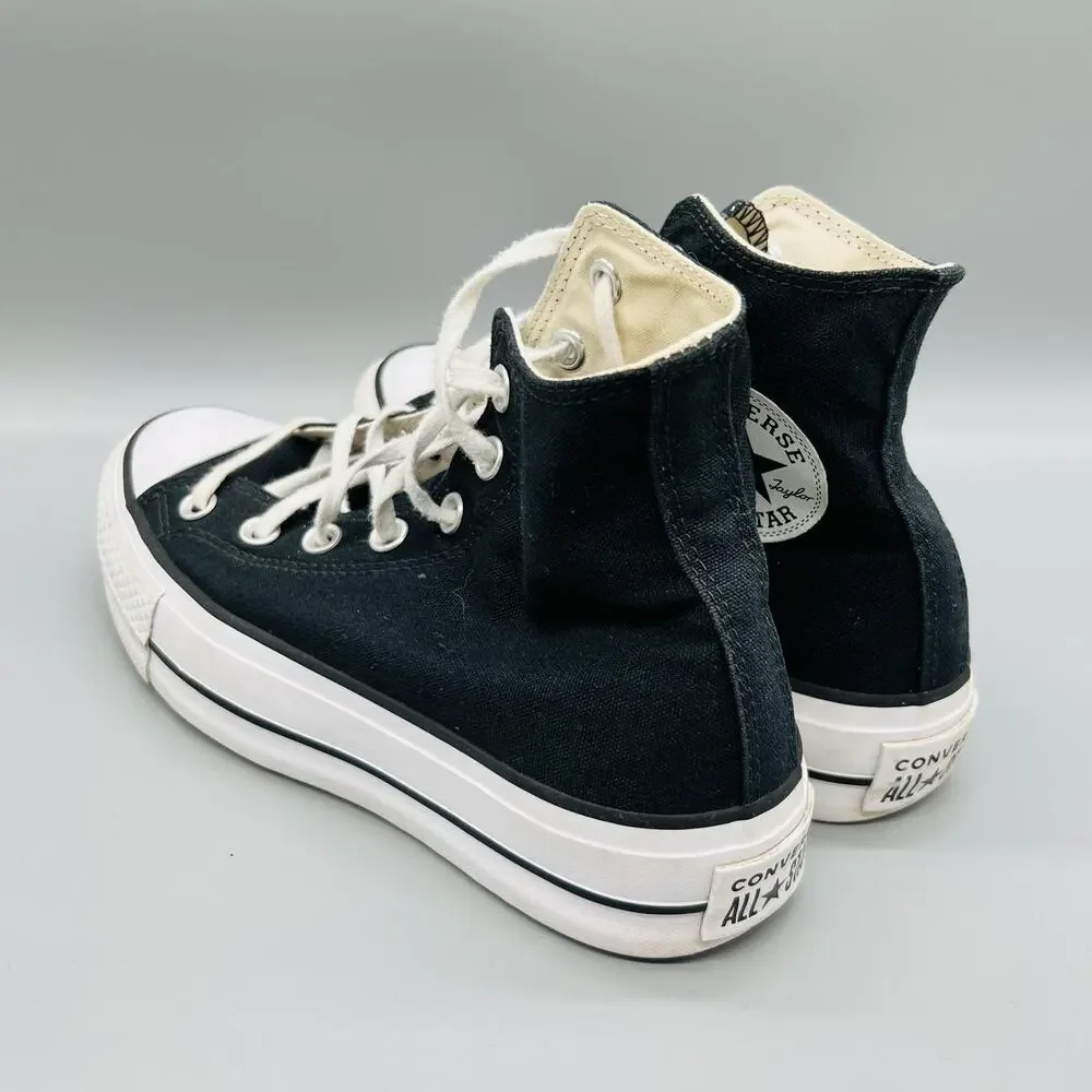 Converse Shoes Womens 6.5 Black Canvas Chuck Taylor All Star 2 High Top Sneakers